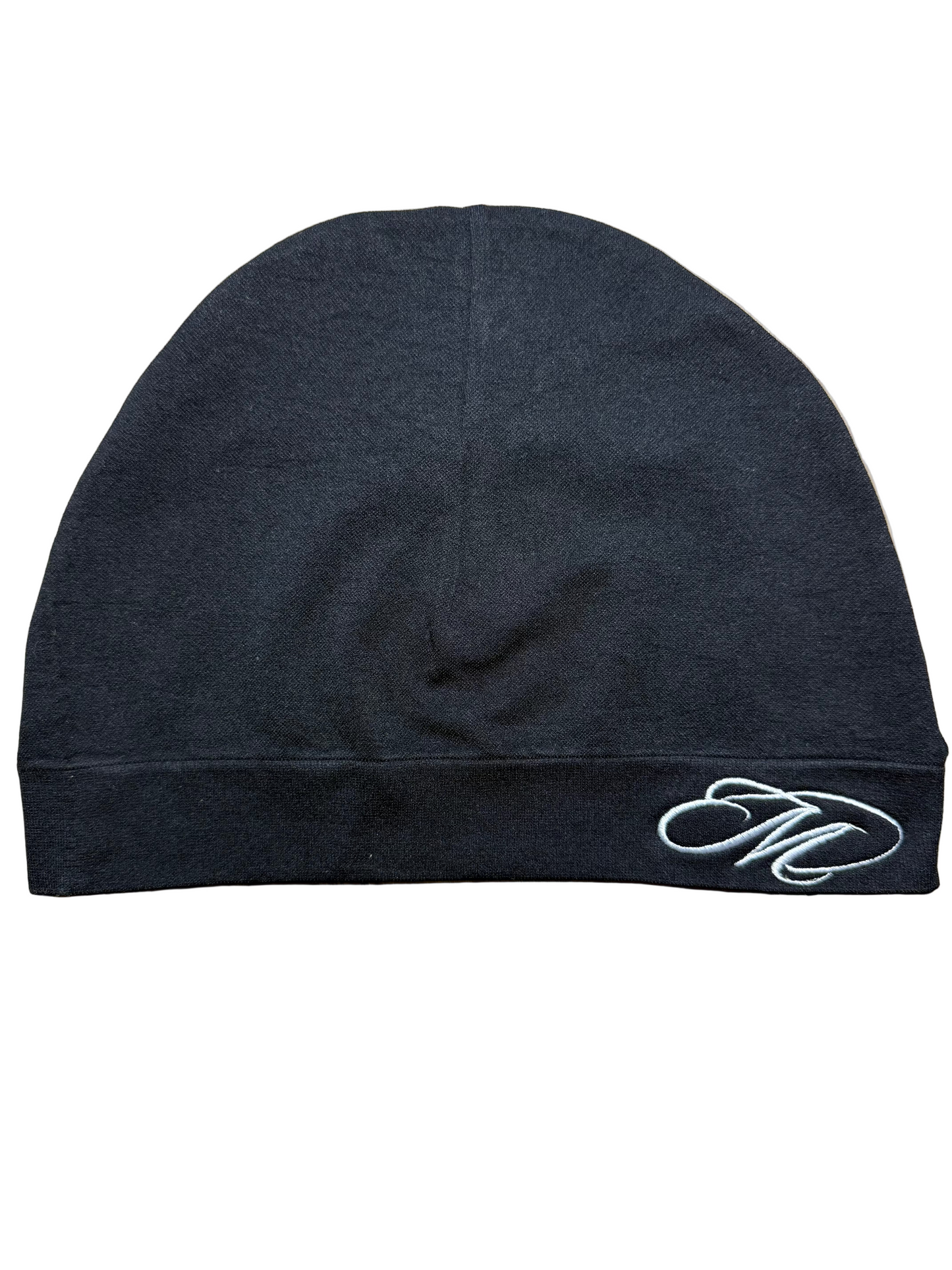 skull cap M logo