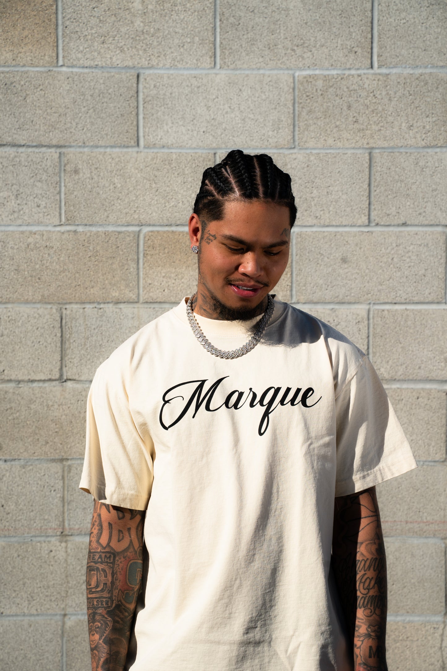 Marque Oversized Off white Tee