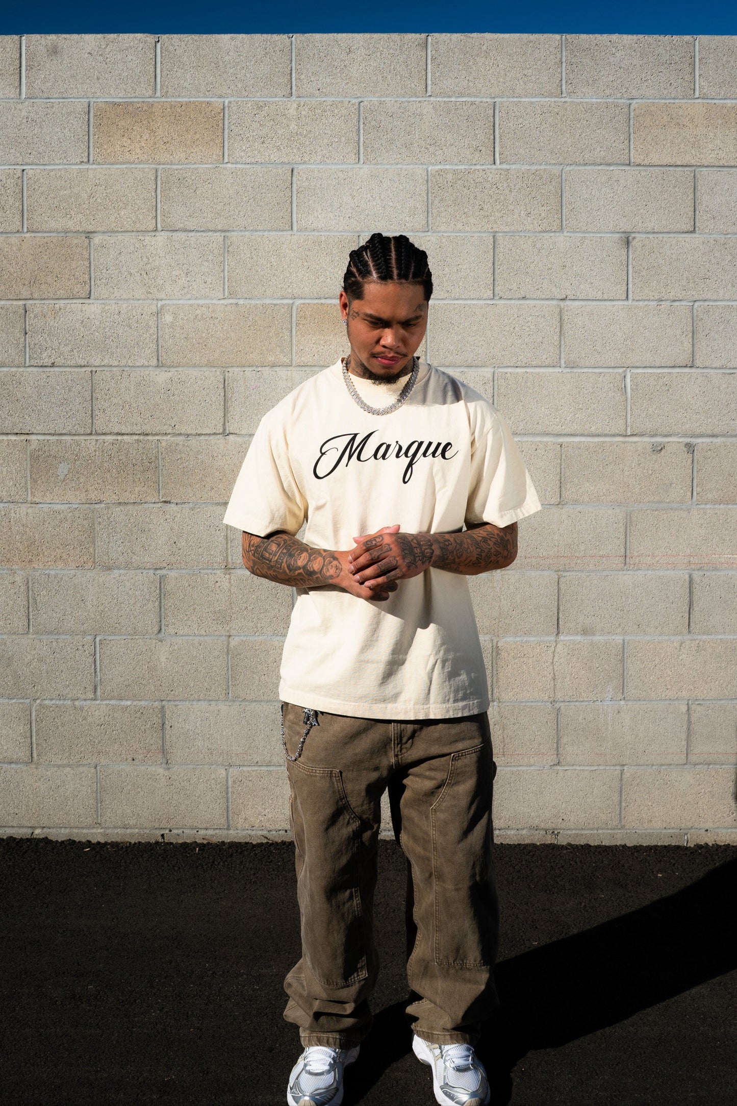 Marque Oversized Off white Tee