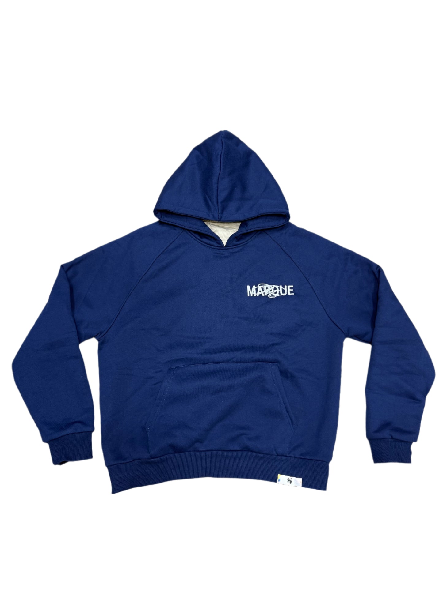 Marque Essential Hoodie Navy Blue
