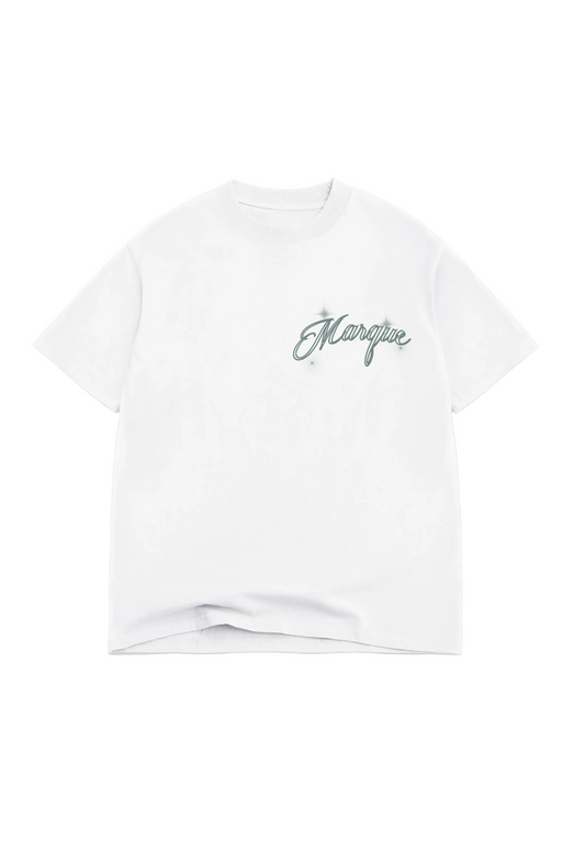 Marque Jade/White Tee